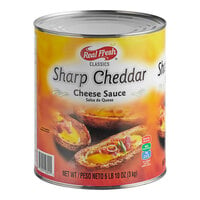 Real Fresh Sharp Cheddar Cheese Sauce #10 Can - 6/Case