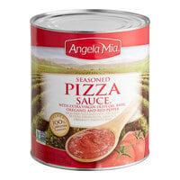 Angela Mia Fully Prepared Seasoned Pizza Sauce #10 Can - 6/Case