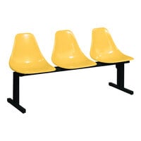 Sol-O-Matic Three-Person Marigold Modular Seating Unit