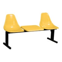 Sol-O-Matic Two-Person Marigold Modular Seating Unit with Table
