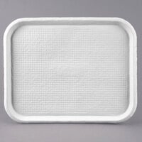 Huhtamaki Chinet 20803 Savaday 12" x 16" White Molded Fiber / Pulp Rectangular Tray - 200/Case