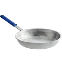 Vollrath E4012 Wear-Ever 12 inch Aluminum Fry Pan with Rivetless Interior and Blue Cool Handle