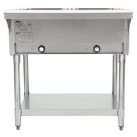 Eagle Group DHT2 Open Well Two Pan Electric Hot Food Table - 120V