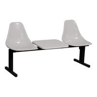Sol-O-Matic Two-Person Platinum Modular Seating Unit with Table