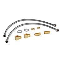 Regency Faucet Installation Kit with 24" Stainless Steel Hoses and 1/2" NPT Connection