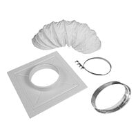Kwikool CK-12S-SS Single Duct Stainless Flange Ceiling Kit for KPB Series