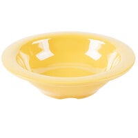 GET B-454-TY Diamond Mardi Gras 4.5 oz. Tropical Yellow Melamine Bowl - 48/Case