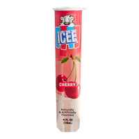 ICEE Cherry Freeze Tube 4 fl. oz. - 24/Case