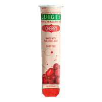 Luigi's Cherry Italian Ice Tube 4 fl. oz. - 24/Case
