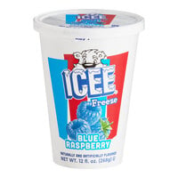 ICEE Blue Raspberry Freeze Cup 12 fl. oz. - 12/Case