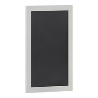Flash Furniture Canterbury 20" x 30" White Magnetic Wall Mount Chalkboard with Eraser