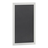 Flash Furniture Canterbury 24" x 36" White Magnetic Wall Mount Chalkboard with Eraser