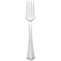 WNA Comet 610155 Reflections 7 inch Stainless Steel Look Heavy Weight Plastic Fork - 600/Case