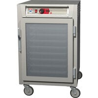 Metro C585-SFC-LPFS C5 8 Series Reach-In Pass-Through Heated Holding Cabinet - Solid / Clear Doors
