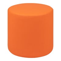 Flash Furniture Nicholas 18" Orange Flexible Soft Seating Circle Modular Ottoman