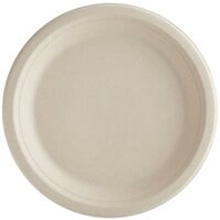 World Centric 9" No PFAS Added Round Compostable Fiber Plate - 1000/Case