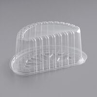 Polar Pak Clear Half Cake Container with Dome Lid 8" - 100/Case