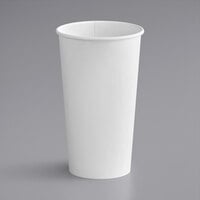 Solo 420W-2050 White Poly Paper Hot Cup - 20 oz. - 600/Case