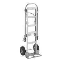 Wesco Industrial Products Spartan Economy 1,000 lb. Senior Aluminum Convertible Hand Truck with 10" Solid Rubber Wheels 219999