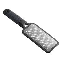 Microplane 10 3/4" x 3 3/8" Black Fine Grater with Grip 444002