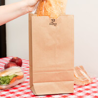 Duro Brown Paper Bag - 12 lb. - 500/Bundle