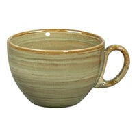 RAK Porcelain Rakstone Spot 9.45 oz. Emerald Porcelain Coffee Cup - 12/Case