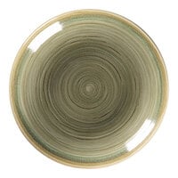RAK Porcelain Rakstone Spot 9 1/16" Emerald Porcelain Deep Coupe Plate - 12/Case