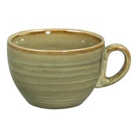 RAK Porcelain Rakstone Spot 7.8 oz. Emerald Porcelain Coffee Cup - 12/Case