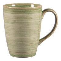 RAK Porcelain Rakstone Spot 12.15 oz. Emerald Porcelain Mug with Handle - 6/Case