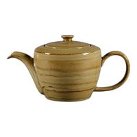 RAK Porcelain Rakstone Spot 13.55 oz. Garnet Porcelain Tea Pot with Lid - 4/Case