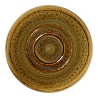 RAK Porcelain Rakstone Spot 5 15/16" Garnet Porcelain Coffee Cup Saucer - 12/Case