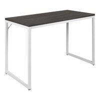 Flash Furniture Tiverton 47" Rustic Gray / White Industrial Modern Office Desk