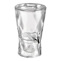 Choice 3.5 Gallon Acrylic Beverage Dispenser with Ice Chamber
