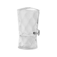 Choice 3 Gallon Acrylic Sculptured Beverage Dispenser with Ice Chamber