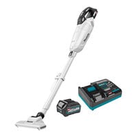 Makita GLC02R1 40V Max XGT Lithium-Ion Cordless Brushless 4-Speed Compact Stick Vacuum Kit with 6 Dust Bags, Battery, and Charger