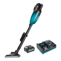Makita 40V MAX XGT GLC01M1 Lithium Ion Cordless Brushless 4-Speed Compact Stick Vacuum Kit with HEPA Filtration - 4.0 Ah