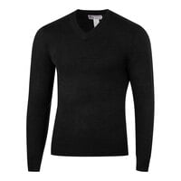 National Patrol Men's Customizable Black High-Tech Acrylic Long Sleeve Sweater