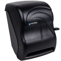 San Jamar T1190TBK Oceans Lever Roll Towel Dispenser - Black Pearl