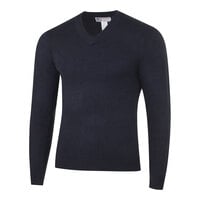 Henry Segal Men's Customizable Navy High-Tech Acrylic Long Sleeve Sweater