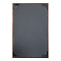 H. Risch, Inc. MET-1V Brushed Metallic 11" x 17" Customizable 1 View Menu Cover