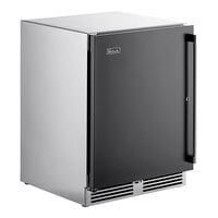 Perlick HB24RS-BS-STK 24" Black ADA Compliant Single Door Undercounter Refrigerator