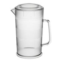 Cambro PC64CW 64 oz. Customizable Covered Plastic Pitcher