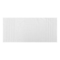 1888 Mills Naked Terry 30" x 56" White Combed Cotton / Modal Bath Towel - 18 lb. - 24/Case