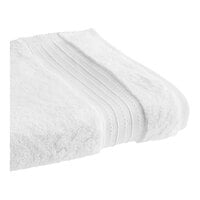 1888 Mills Pure Terry 30 inch x 56 inch White 100% Supima Combed Cotton Bath Towel 18 lb. - 24/Case