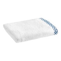 Aura Bath Towel White/Black 30x60