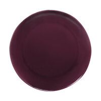 Elite Global Solutions Maya 9" Purple Reactive Glaze Round Melamine Plate - 6/Case