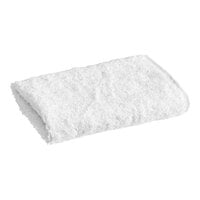 1888 Mills True Comfort 13" x 13" White Borderless 100% Ring-Spun Combed Cotton Washcloth - 1.8 lb. - 12/Case