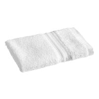 1888 Mills Sweet South 13" x 13" White 100% Long Staple Cotton Washcloth 1.5 lb. - 300/Case