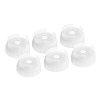 San Jamar 8573N Nozzle Cap for 16 and 20 oz. EZ-KLEEN® Sauce Bottles - 6/Pack