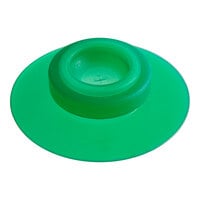 San Jamar 8573SV Green Thin Viscosity Valve for EZ-KLEEN® Sauce Bottles - 6/Pack